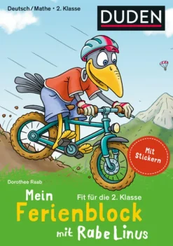 Bibliograph. Instit. GmbH Mein Ferienblock mit Rabe Linus Fit für die 2. Klasse