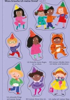 Usborne Verlag Mein Immer-wieder-Stickerbuch: Körper, Sinne und Gefühle Discount
