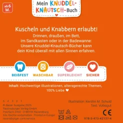 Ravensburger Verlag Mein Knuddel-Knautsch-Buch: Alle meine Kinderreime; weiches Stoffbuch, waschbares Badebuch, Babyspielzeug ab 6 Monate Sale