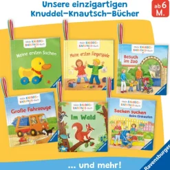 Ravensburger Verlag Mein Knuddel-Knautsch-Buch: Alle meine Kinderreime; weiches Stoffbuch, waschbares Badebuch, Babyspielzeug ab 6 Monate Sale