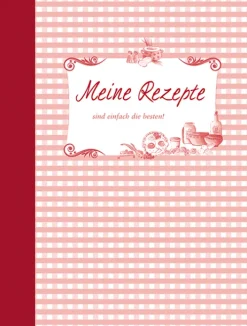 Edition XXL GmbH Meine Rezepte - rot Discount