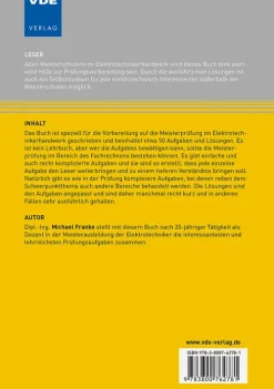 Vde Verlag GmbH Meisterprüfung Elektrotechnik New