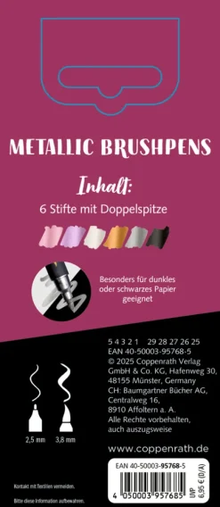 Coppenrath Metallic Brushpens (Beere) Sale