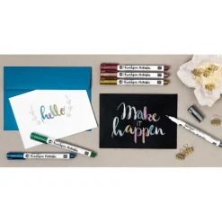 METALLIC BRUSHPENS SET 6 STK-Rico Design GmbH & Co.KG Hot
