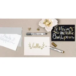 RICO-Design tap Metallic Brushpens Set Gold Silber Hot