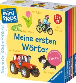 ministeps: Mein erster Bücher-Würfel: Meine ersten Wörter (Bücher-Set)-Ravensburger Verlag Hot