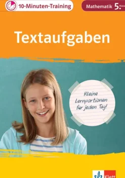 10-Minuten-Training Mathematik Textaufgaben 5. Klasse-Klett Lerntraining Sale
