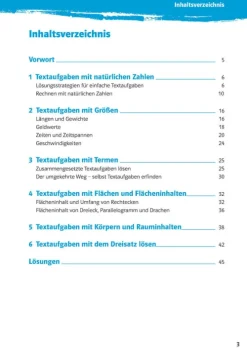 10-Minuten-Training Mathematik Textaufgaben 5. Klasse-Klett Lerntraining Sale