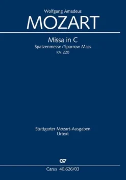 Carus-Verlag Stuttgart Missa in C Hot
