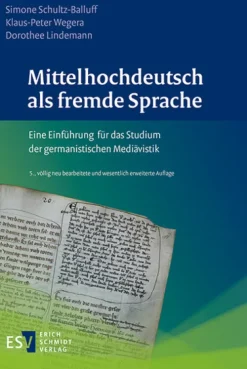 Schmidt, Erich Verlag Mittelhochdeutsch als fremde Sprache Discount