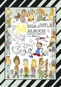 tredition MIX MEGA MALBUCH - LUSTIGE AUSMALMOTIVE - FIGUREN - TIERE - FAHRZEUGE - KUCHEN - FRÜCHTE - HÄUSER - PFLANZEN Best