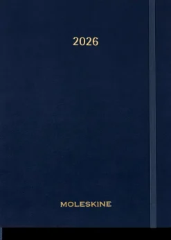 Moleskine 15 Monate Essential Wochenkalender 2025/2026, 1 Wo = 2 Seiten, vertikal, XXL, fester Einband, Saphirblau-Moleskine Germany GmbH Clearance