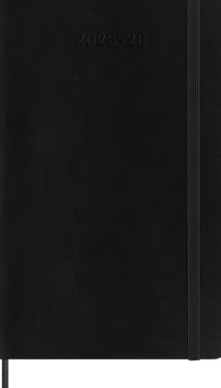 Moleskine 18 Monate Wochenkalender 2025/2026, L/A5, 1 Wo = 1 Seite, Rechts Linierte Seite, Weicher Einband, Schwarz-Moleskine Germany GmbH Online