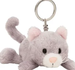 - Schlüsselanhänger Katze grau 10cm liegend GREEN-NICI Online