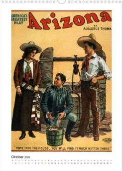 Calvendo NOSTALGIE Poster aus Film, Theater und Werbung (Wandkalender 2026 DIN A3 hoch), Monatskalender Sale