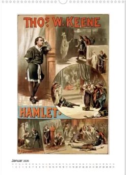 Calvendo NOSTALGIE Poster aus Film, Theater und Werbung (Wandkalender 2026 DIN A3 hoch), Monatskalender Sale