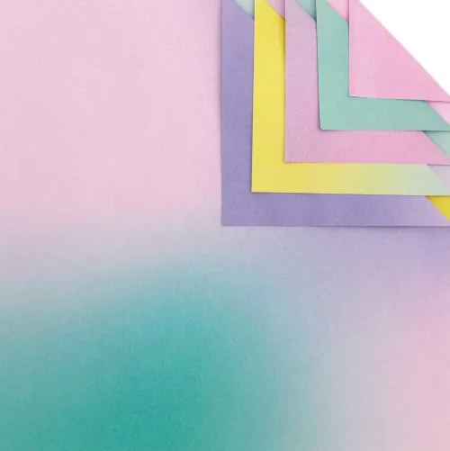 Origami Duo Color, Blurry Gradient FSC MIX, 15 x 15 cm, 100 Blatt-Rico Design GmbH & Co.KG Online