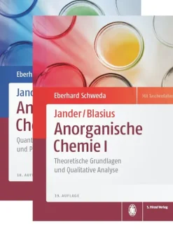 Hirzel S. Verlag Package: Jander/Blasius, Anorganische Chemie I (19.A.) + II (18.A.) Clearance