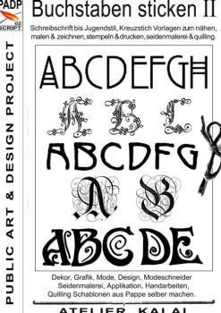 PADP-Script 002: Buchstaben sticken II-BoD - Books on Demand Clearance