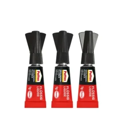 Henkel AG & Co. KGaA Pattex Kleben Pattex Sekundenkleber Flüssig Mini Trio, 3 × 1 g New
