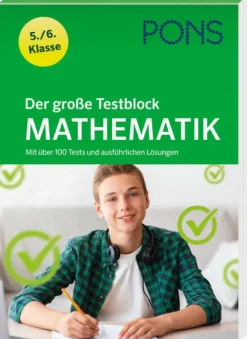 Klett Lerntraining PONS Der große Testblock Mathematik 5./6. Klasse New