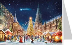 Postkarten-Adventskalender Freiburg-Richard Sellmer Verlag Hot