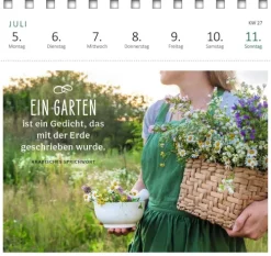 Ars Edition GmbH Postkartenkalender Gartenglück 2027 Online
