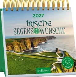 Ars Edition GmbH Postkartenkalender Irische Segenswünsche 2027 Best