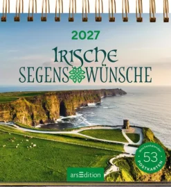 Ars Edition GmbH Postkartenkalender Irische Segenswünsche 2027 Best