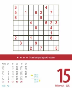Korsch Verlag GmbH Profi Sudoku 2026 Online