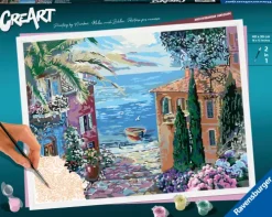 Ravensburger Malen nach Zahlen 20218 - Mediterranean Landscape - ab 14 Jahren-Ravensburger Spieleverlag