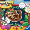 Ravensburger Spieleverlag Ravensburger Malen nach Zahlen 28698 - Niedliche Faultiere - Kinder ab 9 Jahren Clearance
