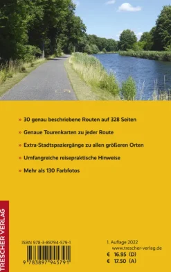 Trescher Verlag GmbH Reiseführer Radtouren in Brandenburg Sale
