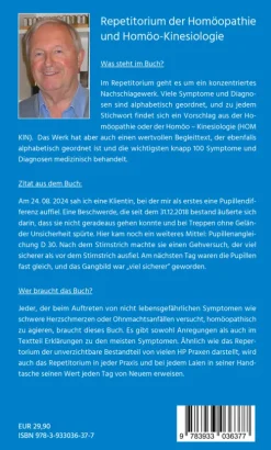Repetitorium der Homöopathie und Homöo-Kinesiologie-Ctv Verlag Discount