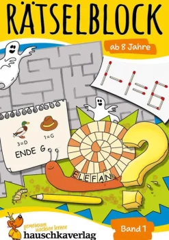 Rätselblock ab 8 Jahre - Band 1-Hauschka-Verlag Best