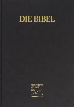 Schlachter 2000 Bibel - Großdruckausgabe (Hardcover, schwarz)-CLV-Christliche Sale