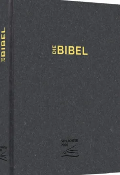 Schlachter 2000 Bibel - Schreibrandausgabe (Hardcover, anthrazit)-CLV-Christliche Online