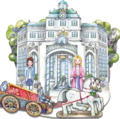 Atelier Color Schloss aus Papier basteln Bastelbogen Ausschneidebogen Online