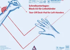 Auer Verlag i.d.AAP LW Schreibunterlagen-Block DESK-PAD LEFTY®, DIN A3, für Linkshänder Hot