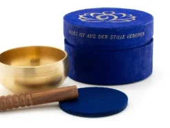 Klangschalen-Center Set in Box blau Meditation 5182 Online