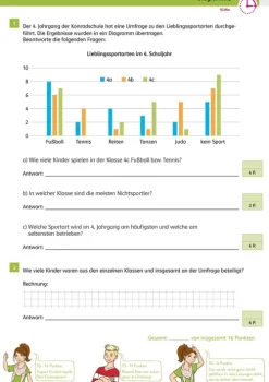 Sicher ins Gymnasium 15-Minuten-Kurztests Mathematik 4. Klasse-Klett Lerntraining Clearance