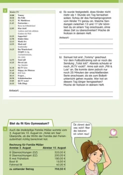 Klett Lerntraining Sicher ins Gymnasium Textaufgaben/Sachaufgaben 4. Klasse