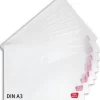 Don Bosco Medien GmbH Sicht- und Schutzhülle für Kamishibai-Bildkarten (Kamishibai-Hülle), DIN A3, mit Klettverschluss, transparent, Vorteilspack mit 10 Exemplaren Hot