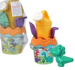 Simba Toys GmbH & Co. Simba 107114603 - Dino Baby-Eimergarnitur (Eimer 11cm), 6-teilig, Sandspielzeug Online