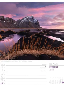 Skandinavien Wochenplaner Kalender 2026 | Der Zauber des hohen Nordens-Ackermann Kunstverlag Best