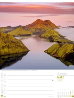 Skandinavien Wochenplaner Kalender 2026 | Der Zauber des hohen Nordens-Ackermann Kunstverlag Best