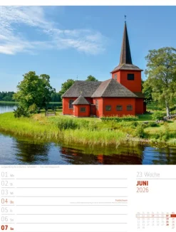 Skandinavien Wochenplaner Kalender 2026 | Der Zauber des hohen Nordens-Ackermann Kunstverlag Best