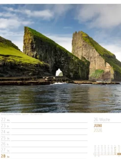 Skandinavien Wochenplaner Kalender 2026 | Der Zauber des hohen Nordens-Ackermann Kunstverlag Best