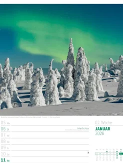 Skandinavien Wochenplaner Kalender 2026 | Der Zauber des hohen Nordens-Ackermann Kunstverlag Best