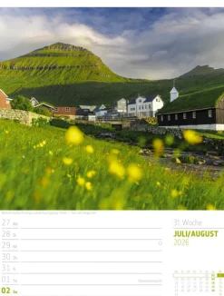 Skandinavien Wochenplaner Kalender 2026 | Der Zauber des hohen Nordens-Ackermann Kunstverlag Best
